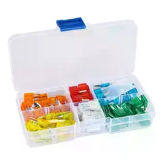 GENERICO - Caja Con 120 Fusibles 5 A 30 Amperes Uso Automotriz Autos