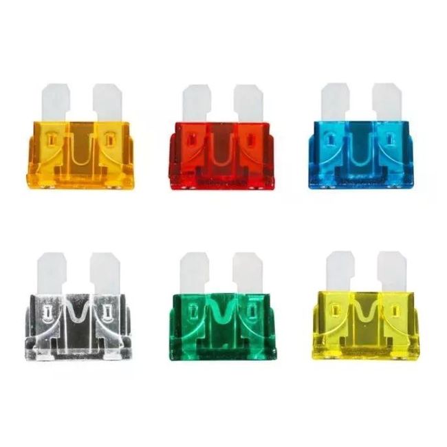 GENERICO - Caja Con 240 Fusibles 5 A 30 Amperes Uso Automotriz Autos