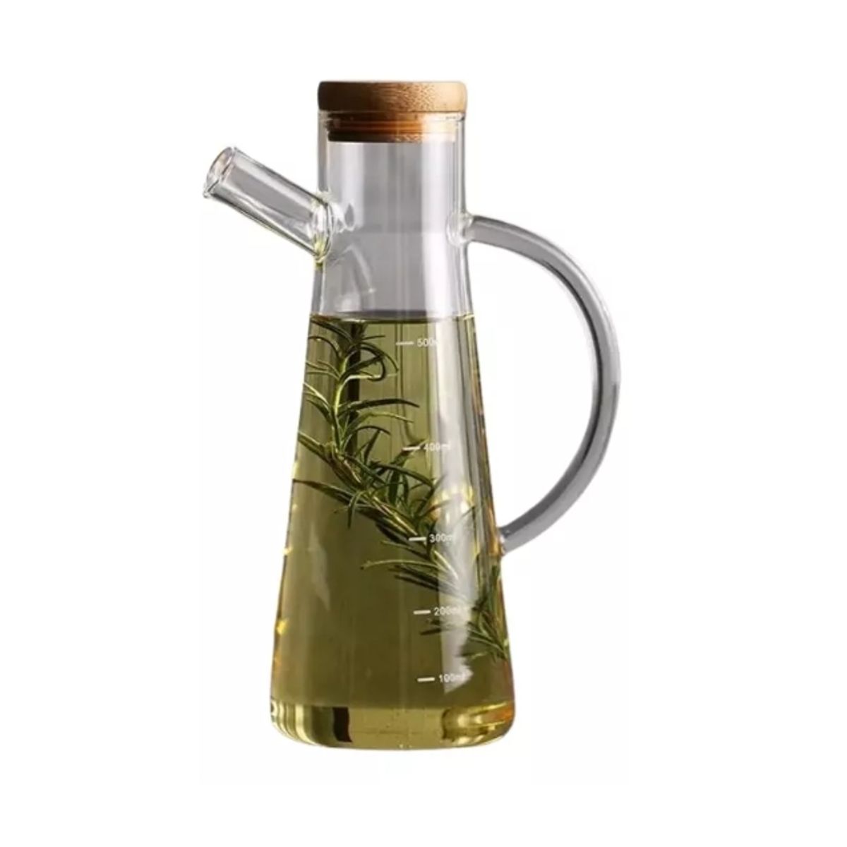 GENERICO - Botella Dispensadora Aceite Vino Especias Con Tapón 500ml