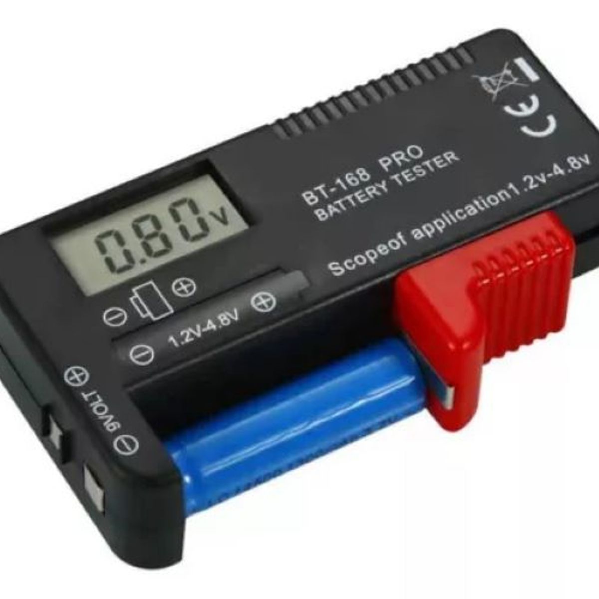 GENERICO - Tester Universal Probador Pila Pantalla Digital