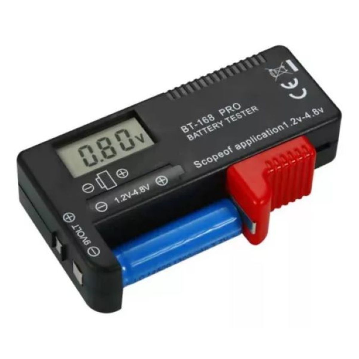 GENERICO - Tester Universal Probador Pila Pantalla Digital