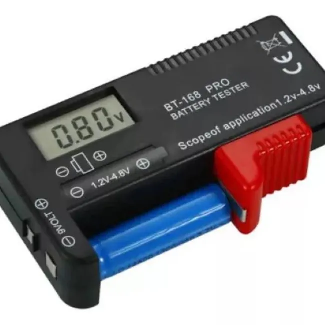GENERICO - Tester Universal Probador Pila Pantalla Digital