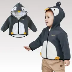 JUMP KIDS - Chaqueta Polar Manga Larga Con Capucha Niño
