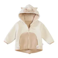 Chaqueta Polar Manga Larga Con Capucha Niña