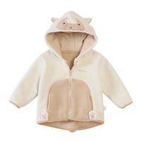 Chaqueta Polar Manga Larga Con Capucha Niña