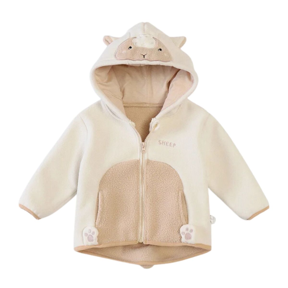 JUMP KIDS - Chaqueta Polar Manga Larga Con Capucha Niña Jump Kids.