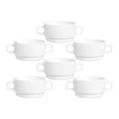 ARCOROC - Set 12 Tazas De Consomé 250 cc Restaurante