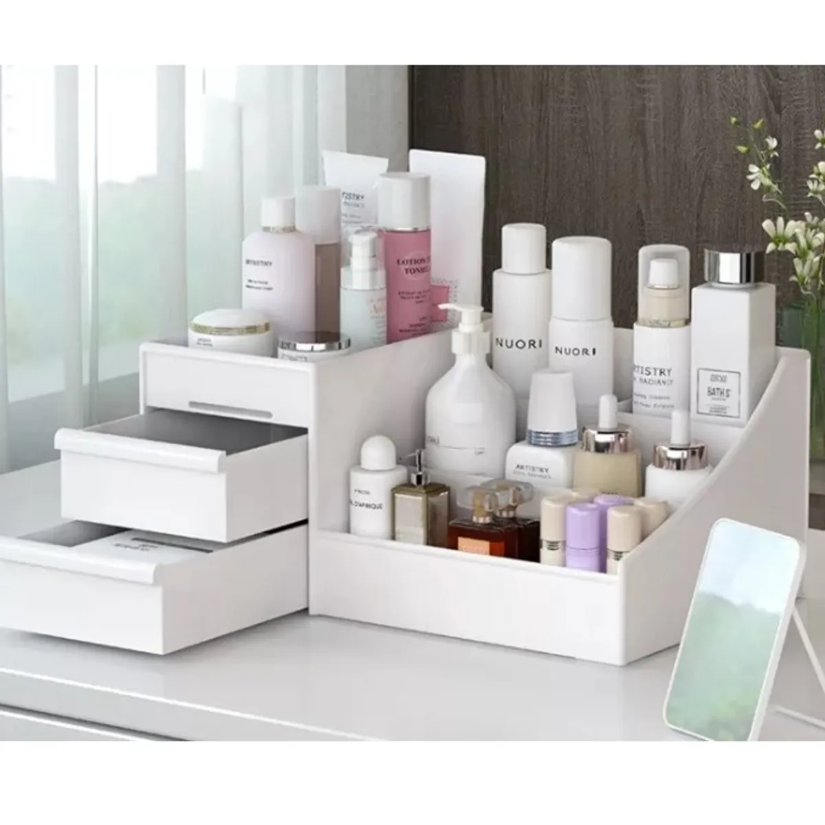 GENERICO - Organizador De Mesa Cosméticos Maquillaje Papelería