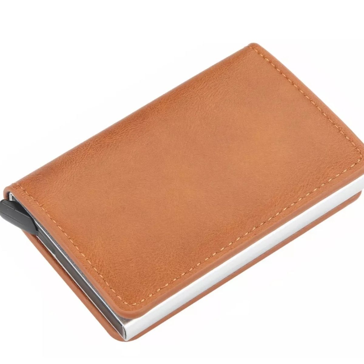 GENERICO - Billetera Minimalista Tarjetero Hombre Mujer Rfid Cuero Pu