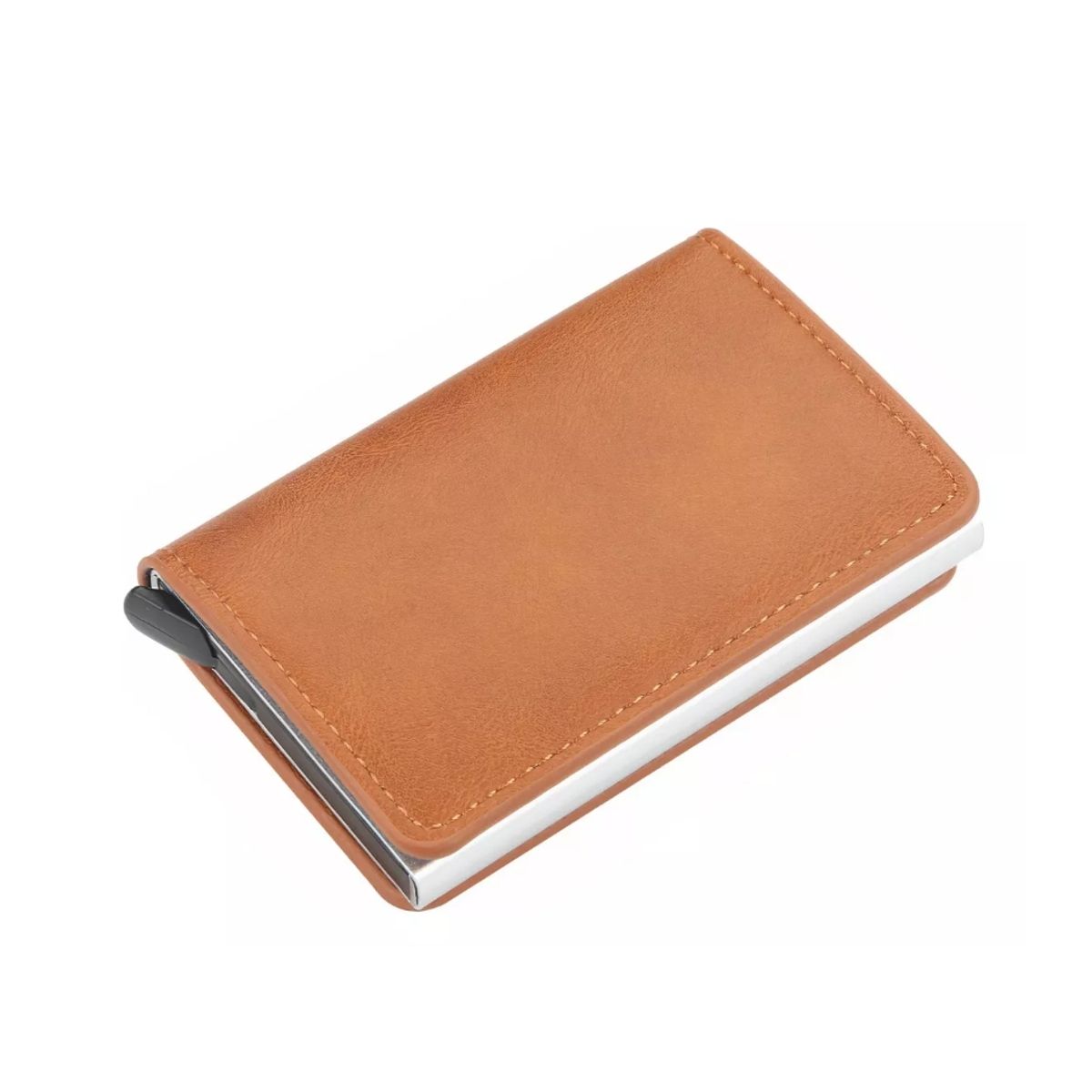 GENERICO - Billetera Minimalista Tarjetero Hombre Mujer Rfid Cuero Pu