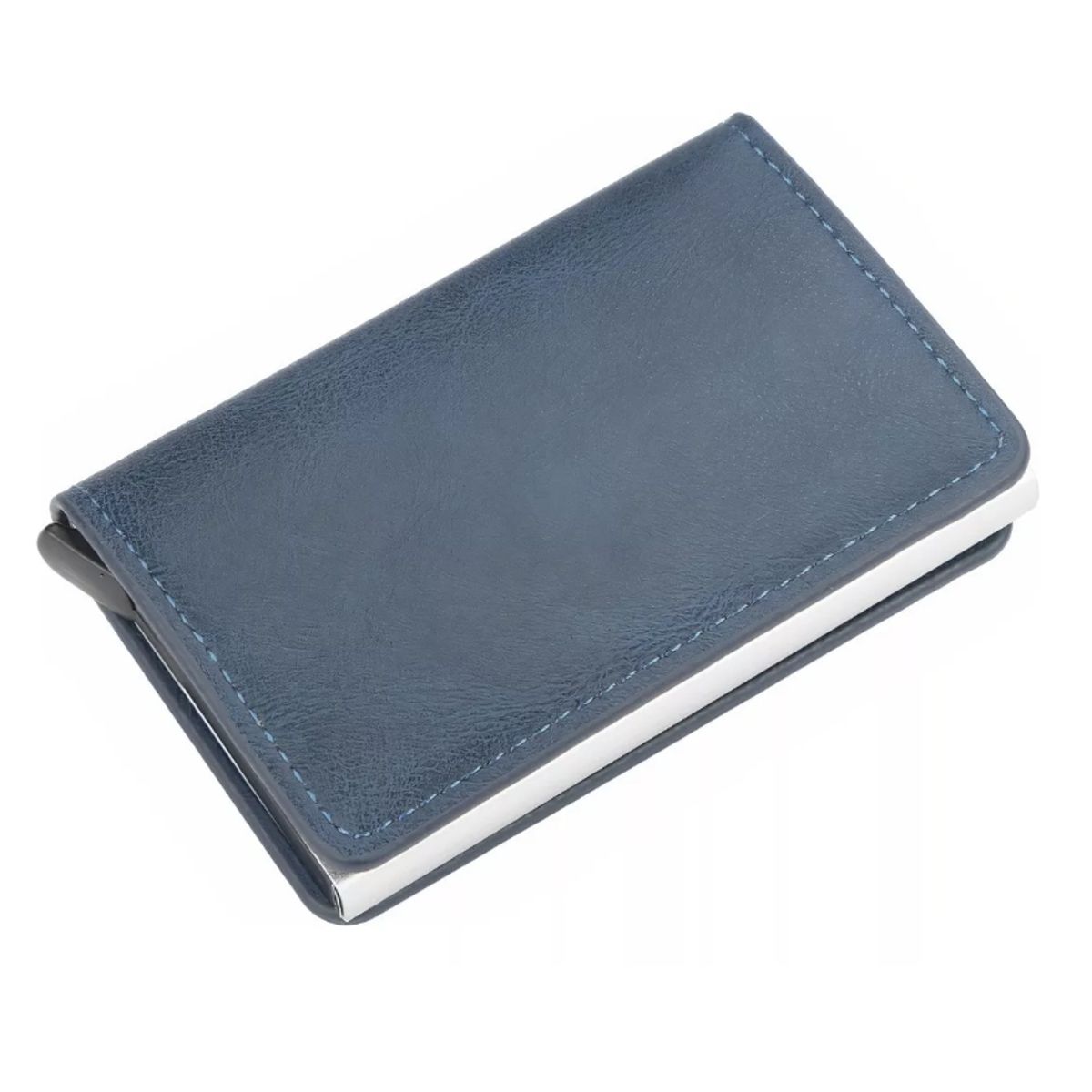 GENERICO - Billetera Minimalista Tarjetero Hombre Mujer Rfid Cuero Pu