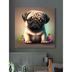 GENERICO - Kit de Pintura de diamantes sin marco con patrón de perro