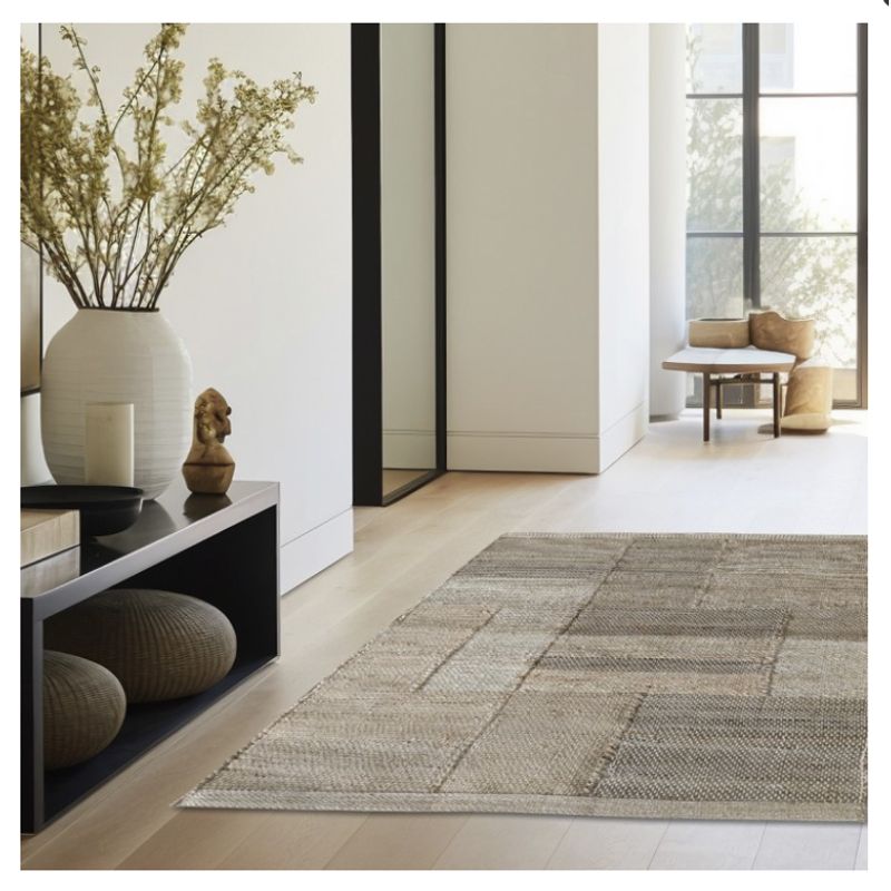 ILLUSIONS - Alfombra Yute Natural Alhambra 160 x 230 cm Beige