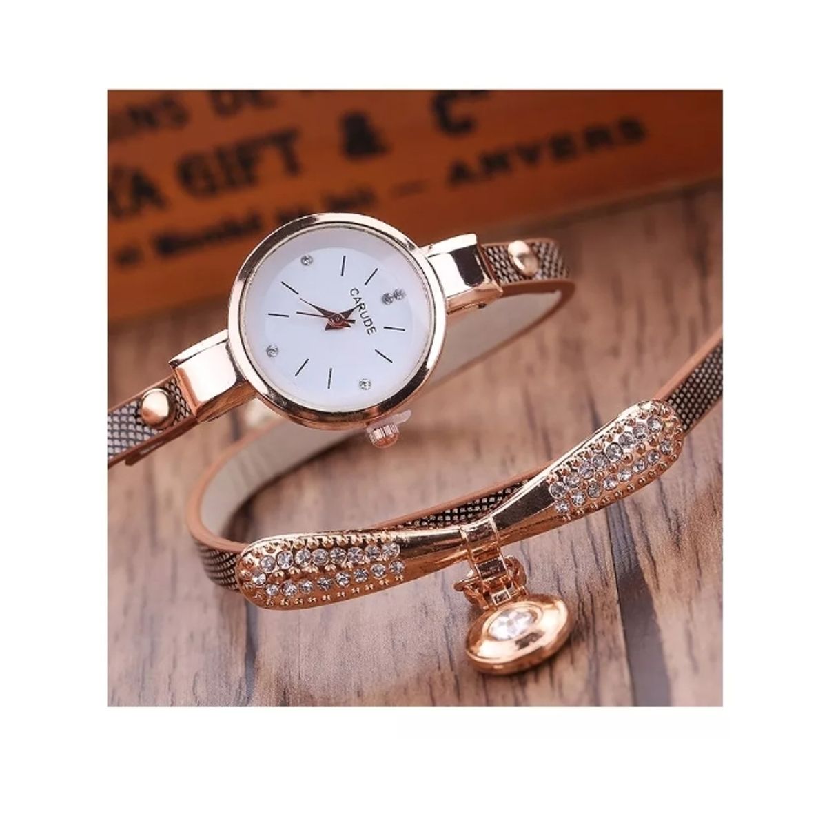 GENERICO - Reloj De Lujo Personalizado Para Mujeres Con Incrustaciones