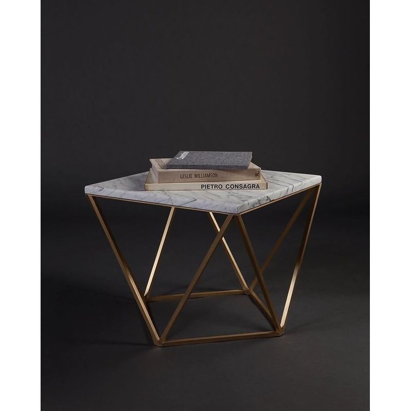 GENERICO - Mesa Lateral Diamante Dorado - Viatto
