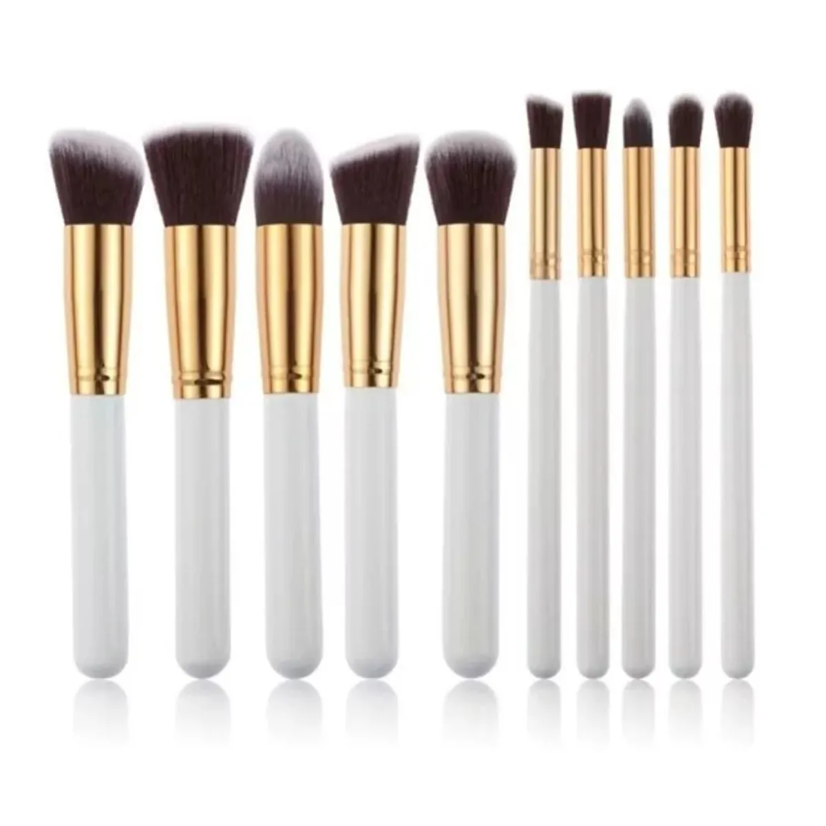 GENERICO - Set Brochas Maquillaje Profesional 10 Unidades