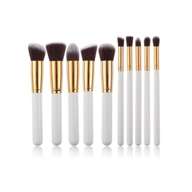 GENERICO - Set Brochas Maquillaje Profesional 10 Unidades