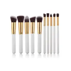 GENERICO - Set Brochas Maquillaje Profesional 10 Unidades