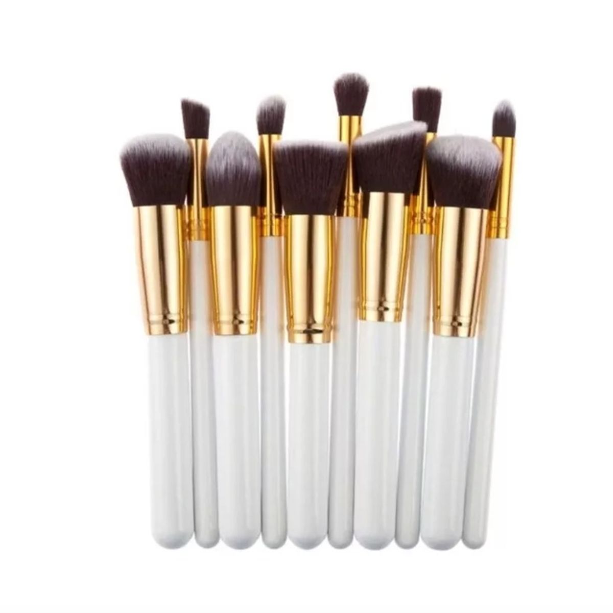 GENERICO - Set Brochas Maquillaje Profesional 10 Unidades