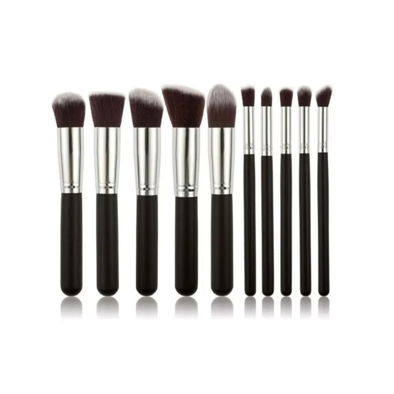 GENERICO - Set Brochas Maquillaje Profesional 10 Unidades