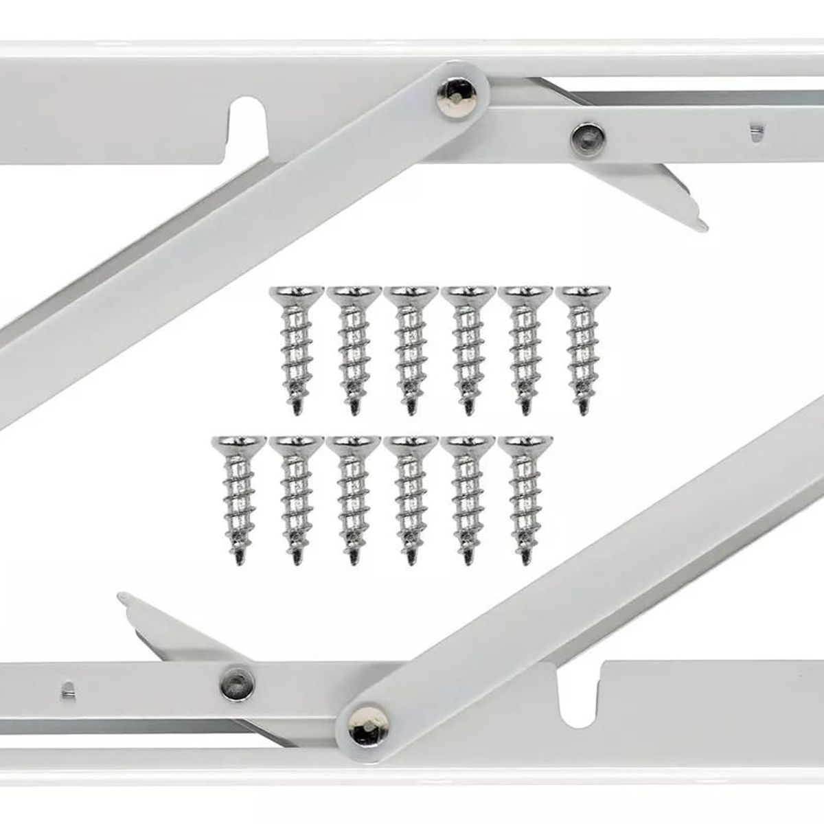 KUANGYE - 2 Bisagras Escuadra Soporte Estante Repisa Plegable 40cms