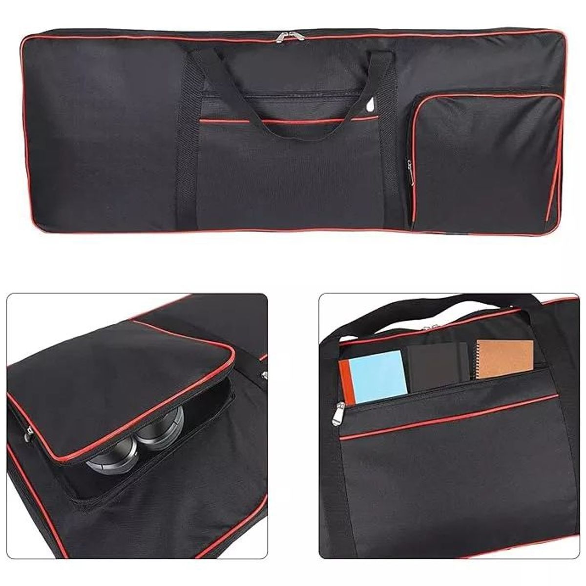 KUANGYE - Funda Para Piano Teclado Protección Bolsa 61 Llaves Heb