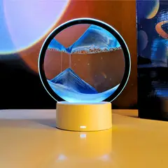 SOLEIO - Decoración De Arena Mágica Con Luz Led Rgb Azul