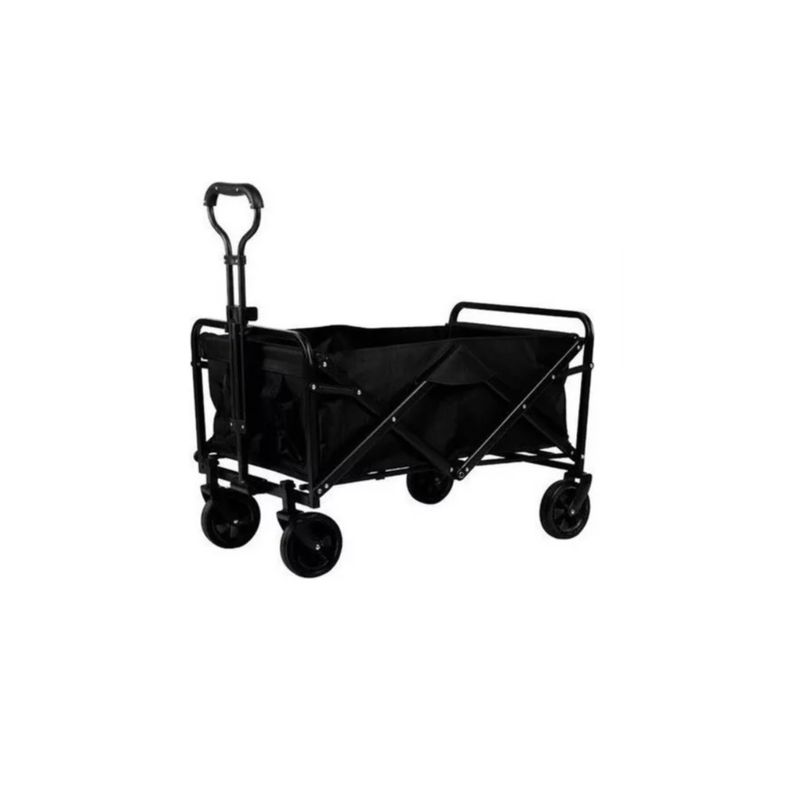 GENERICO - Carrito Para Compras Plegable Ideal Para El Camping Negro