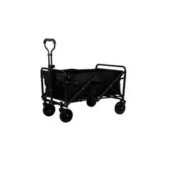 GENERICO - Carrito Para Compras Plegable Ideal Para El Camping Negro