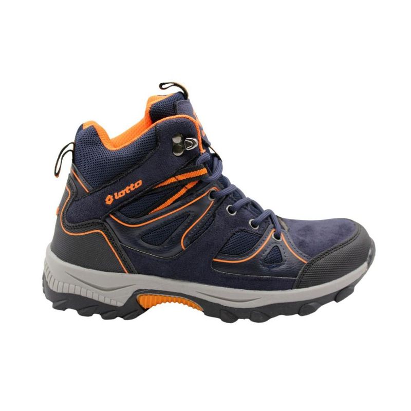 LOTTO - Zapatilla Outdoor Niño Lotto - Argos HC Azul Naranjo LOTTO