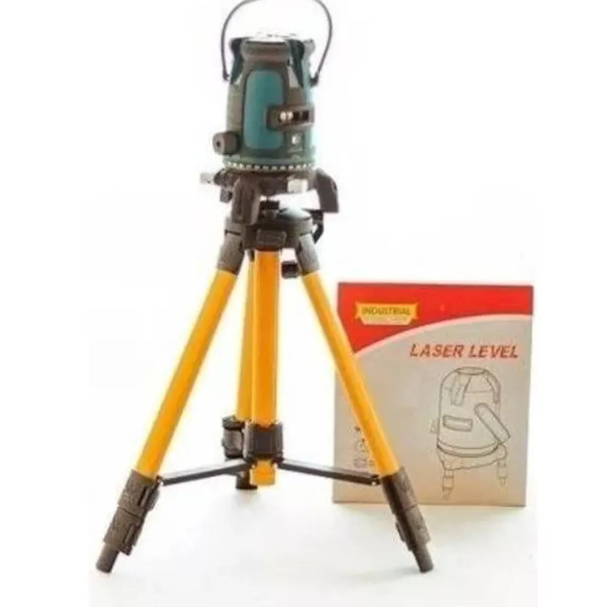 GENERICO - Nivel Laser 5 Líneas Verde Profesional / Trípode Base