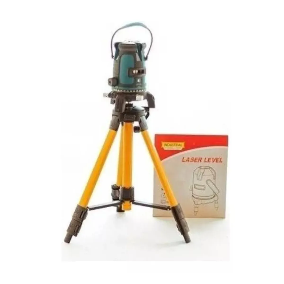 GENERICO - Nivel Laser 5 Líneas Verde Profesional / Trípode Base
