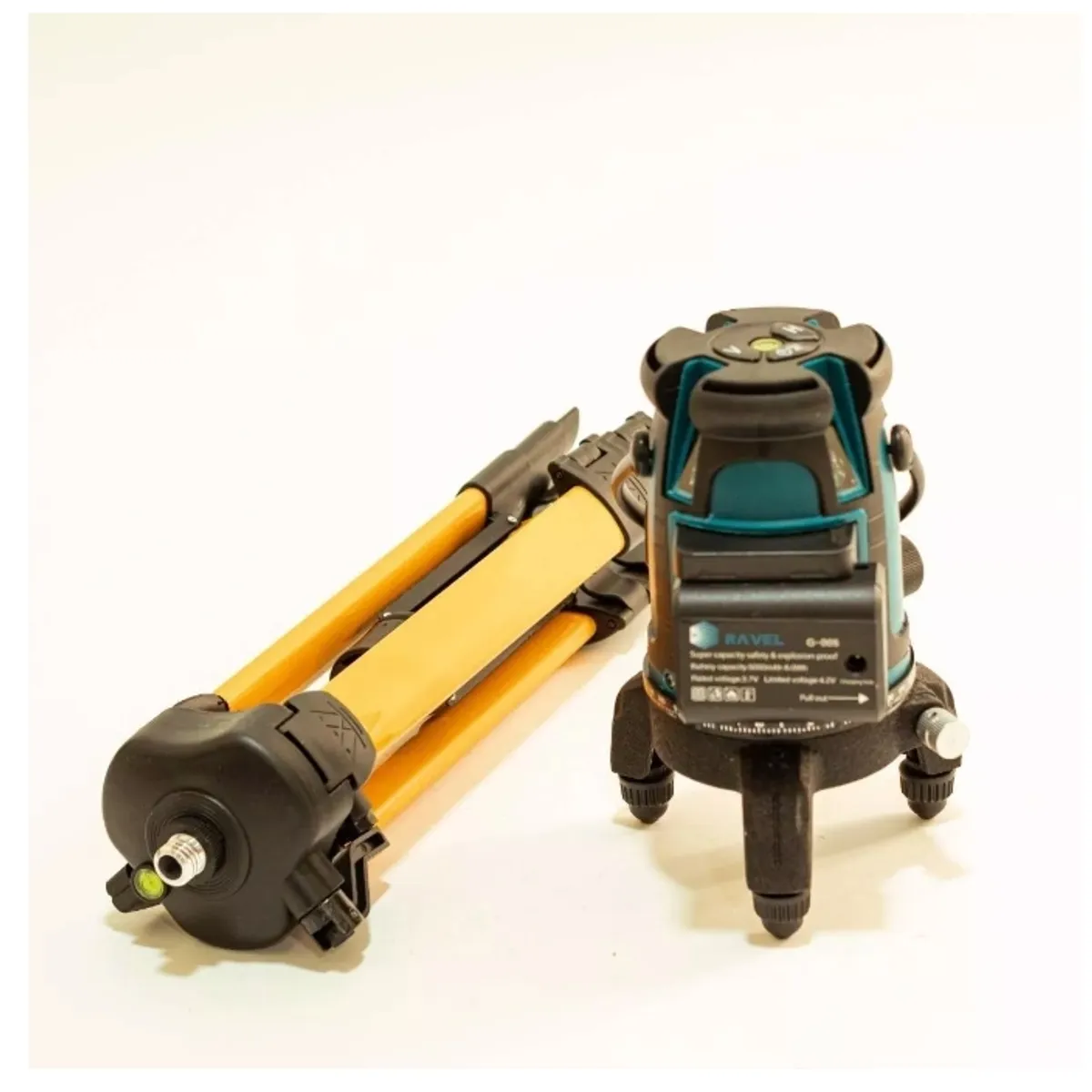 GENERICO - Nivel Laser 5 Líneas Verde Profesional / Trípode Base