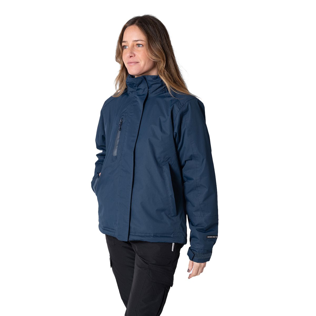 INDUSBORD - Parka Thermal Heat Térmica Mujer Costuras Selladas Y Cierre Ykk