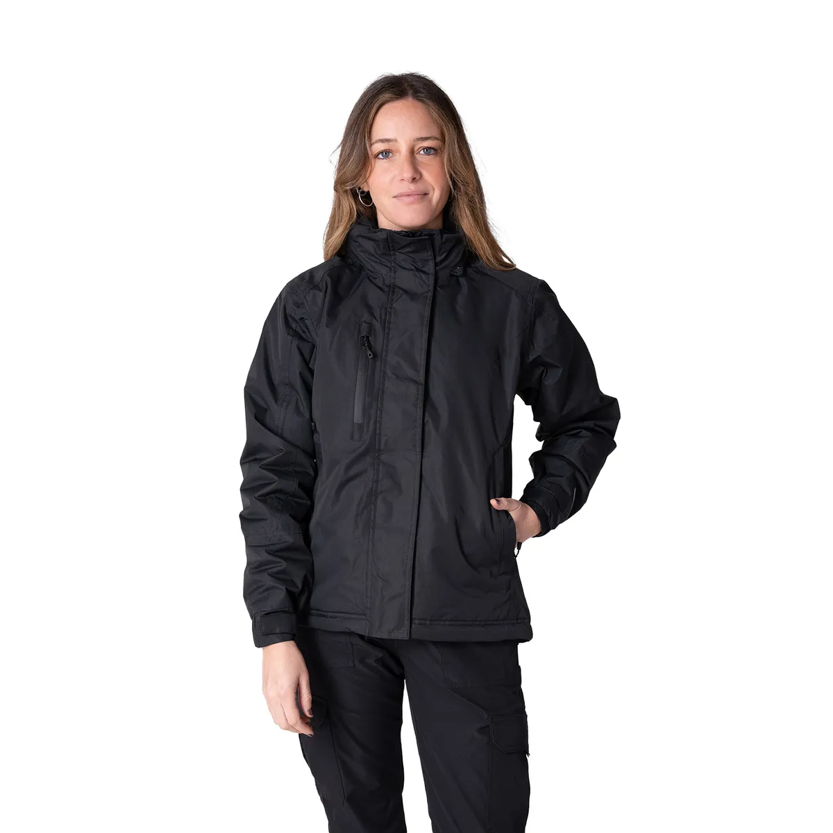 INDUSBORD - Parka Thermal Heat Térmica Mujer Costuras Selladas Y Cierre Ykk