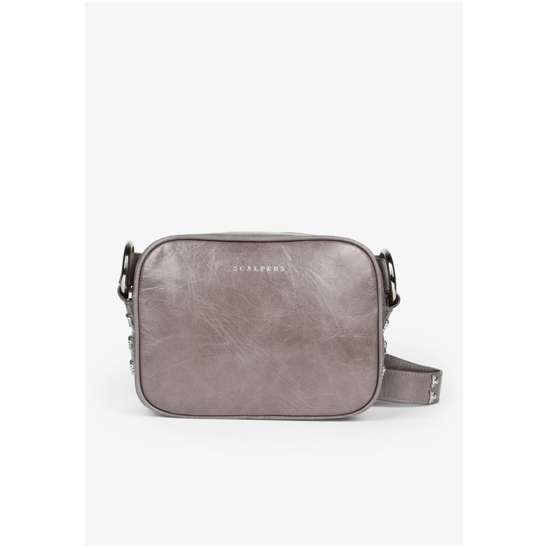 SCALPERS - Bandolera Piel Dark Grey