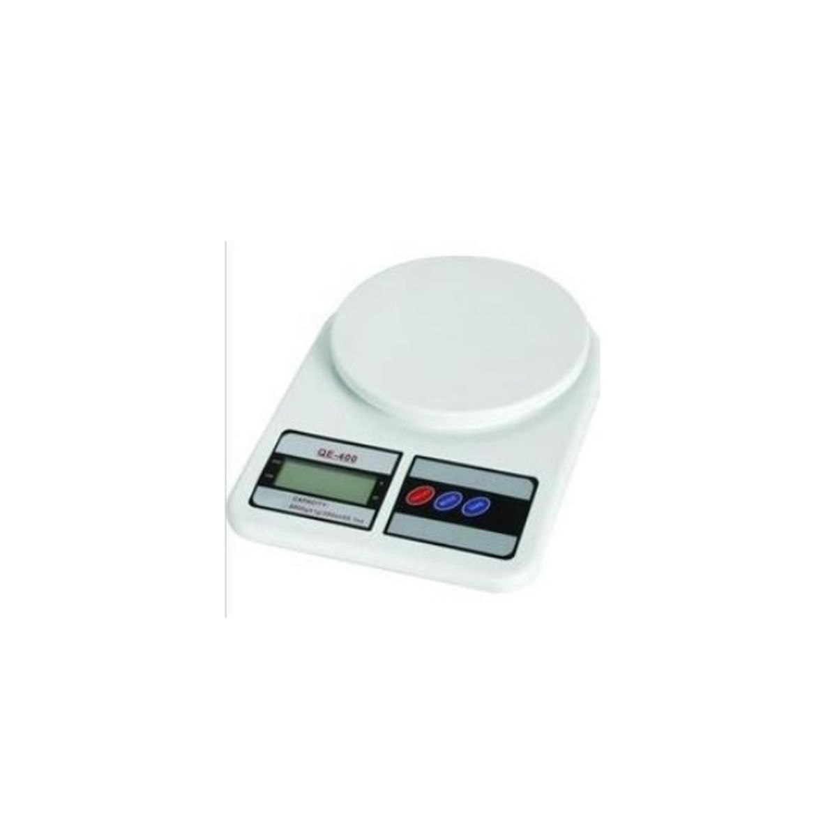 GENERICO - Balanza Pesa Para Cocina Y Algo Capacidad Máxima 10kg Color Blanco