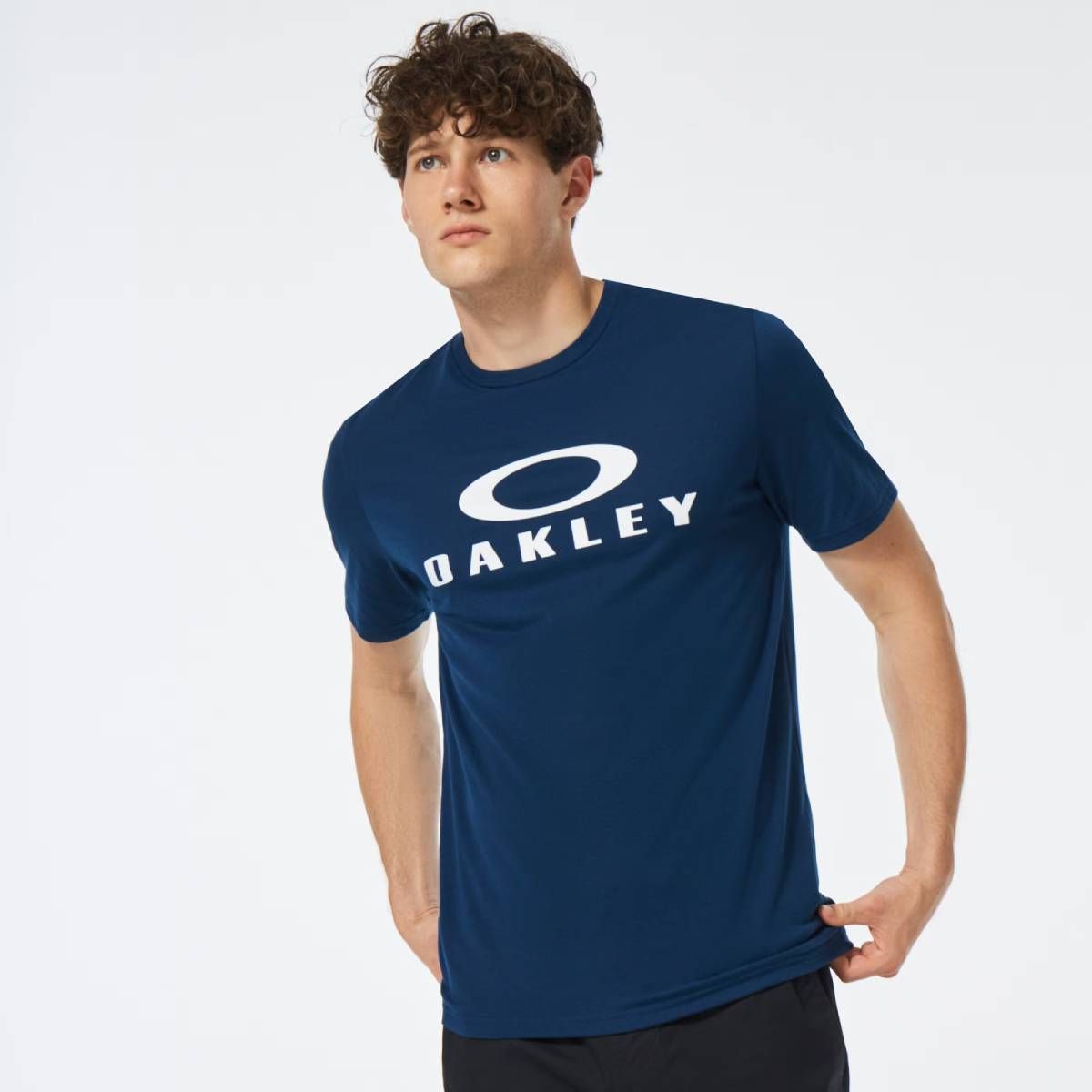 OAKLEY - Polera Oakley O Bark Hombre Poseidon