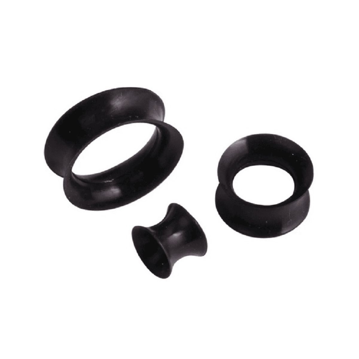 ELBAULDEJUMA - Expansores piercing silicona par 3mm  grueso túnel tapón dilataciones