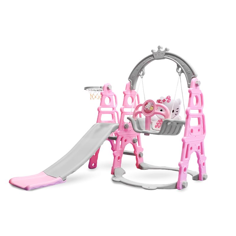 KIDSTAR - Resbalin Columpio 3 en 1 Rosado