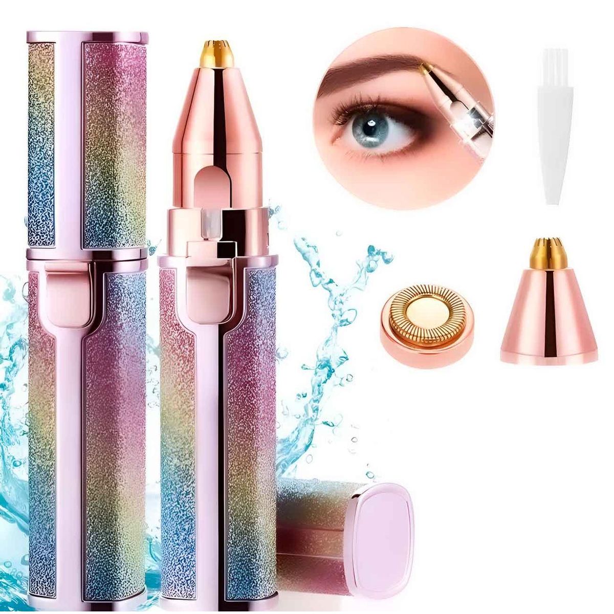 GEN - Depiladora De Vello Facial Removedor Cejas Labio Recargable Portatil