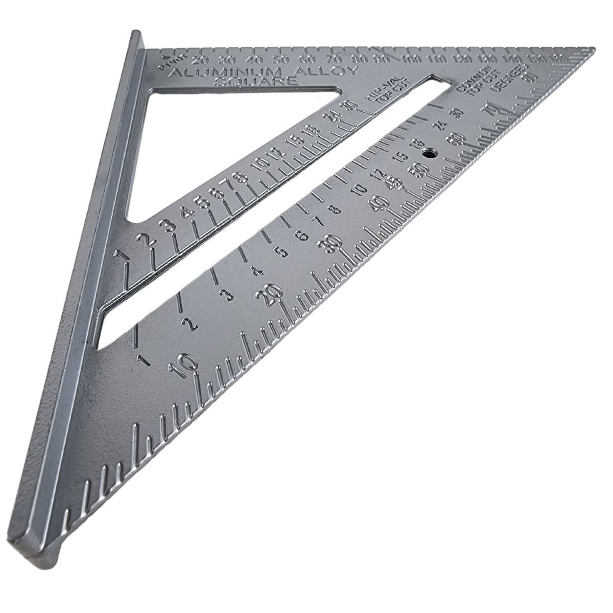 GENERICO - Escuadra Herramienta Precision Carpinteria Construccion 18x18cm