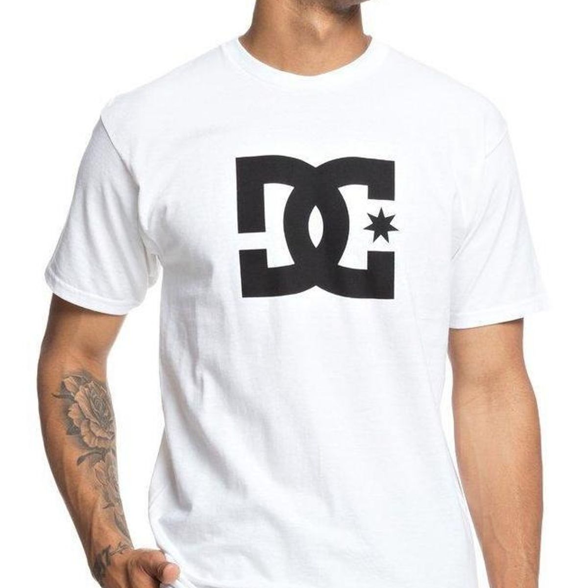 DC SHOES - Polera Hombre Star Ss Blanco DC