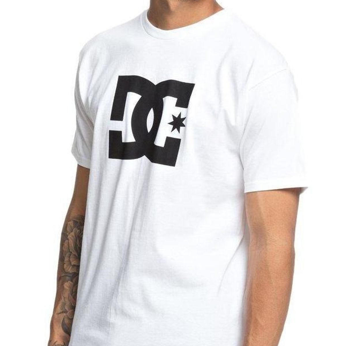 DC SHOES - Polera Hombre Star Ss Blanco DC