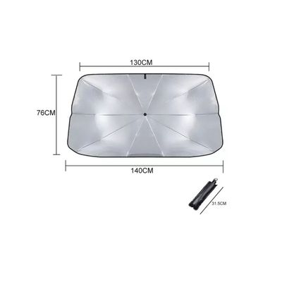 Imagen 2 del producto Quitasol Parasol Parabrisas De Auto Tipo Sombrilla Cubre Sol
