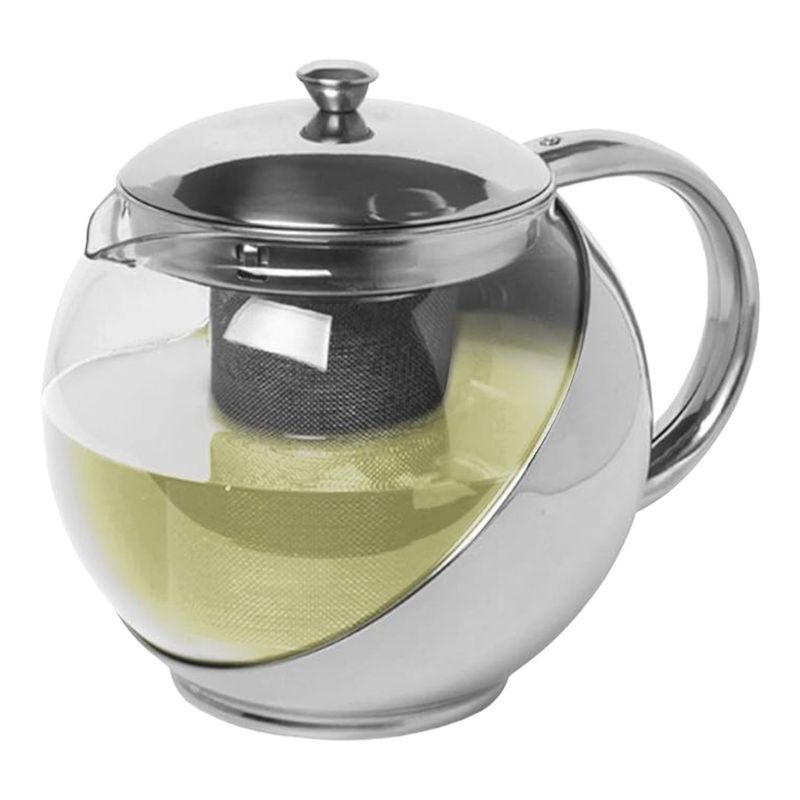 GENERICO - tetera acero inoxidable  tetera te tetera infusion vidrio 750ml