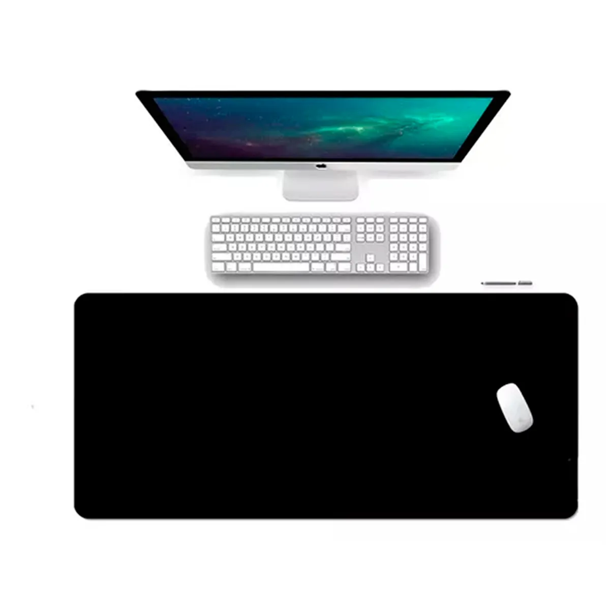 OFERTABKN - Mouse Pad Alfombrilla Protector Antideslizante 80x40 Negro