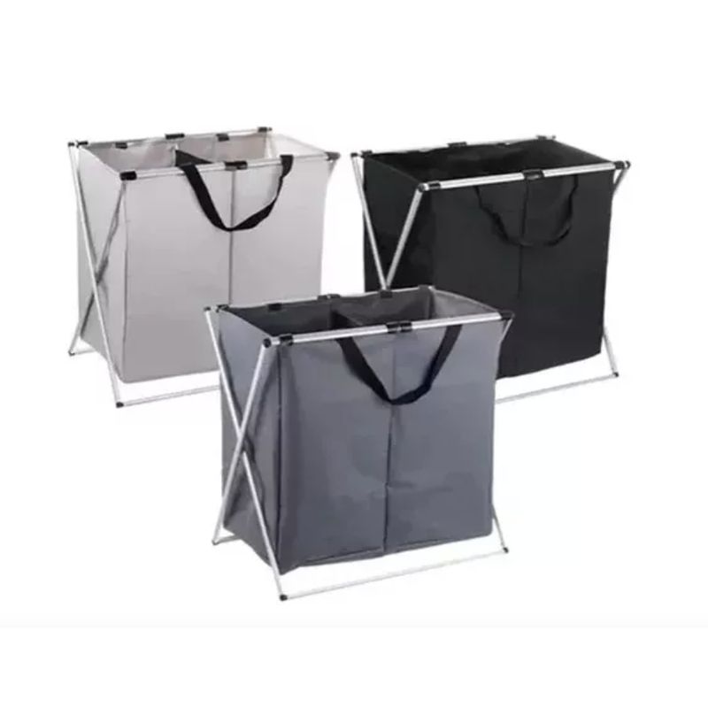 GENERICO - Pack X3 Cesta Plegable Grande Para Ropa Sucia En Forma X