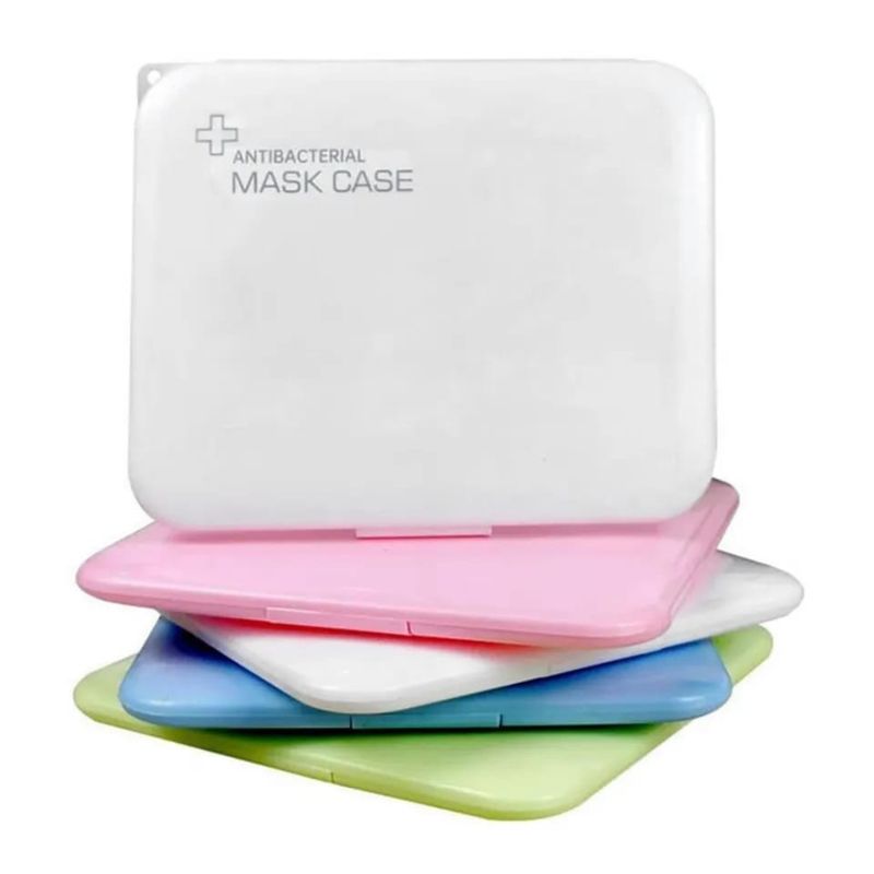 OEM - Estuche Guarda Porta Mascarillas 3 Colores Pack 3