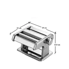 GENERICO - Maquina Para Hacer Pastas Caseras Fideos Acero Color Gris